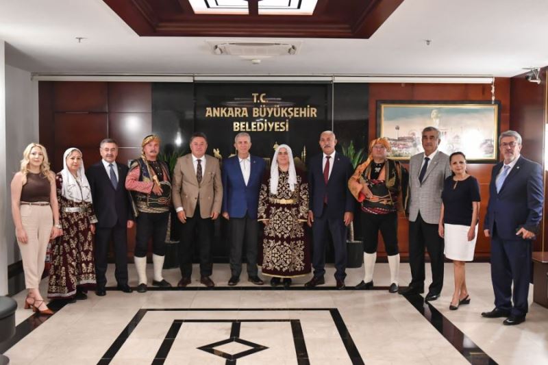 Ankara Kulübü Derneği’nden ABB Başkanı Mansur Yavaş’a Anlamlı Ziyaret