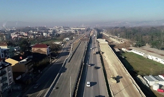 D-100 Ankara istikameti asfaltlanmaya başladı
