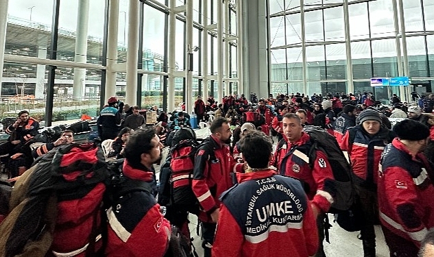 Yardım uçakları ve ekipler İGA İstanbul Havalimanı'ndan yola çıktı