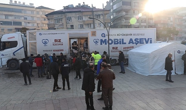 Antalya Büyükşehir Belediyesi Hatay'da depremzedelerin umut ışığı oldu