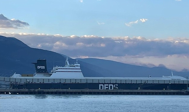 DFDS yardım gemisi İskenderun'da