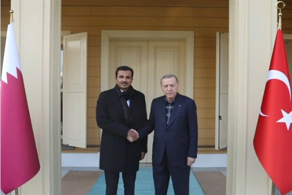 Cumhurbaşkanı Erdoğan, Katar Emiri Şeyh Temim bin Hamed Al Sani