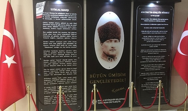Muğla Büyükşehir'den Atatürk'ün Aziz Hatırası İçin Büst ve Şeref Köşesi