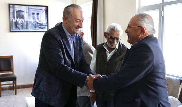 Didim Belediye Başkanı A. Deniz Atabay, Yaşlılar Haftası dolayısıyla Didim Huzurevi'ni ziyaret etti