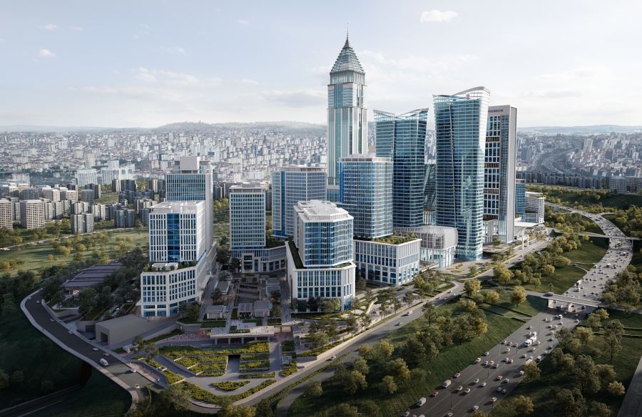 İstanbul Finans Merkezi’nin Bankalar Etabı Cumhurbaşkanı Erdoğan Tarafından Hizmete Açıldı
