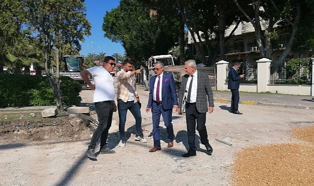 Başkan Topaloğlu Turizm Bulvarı'nda çalışmaları inceledi