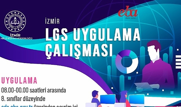 İzmir İl Milli Eğitim Müdürlüğünden öğrencilere yönelik LGS ve YKS Uygulama Çalışmalarını Sürdürüyor