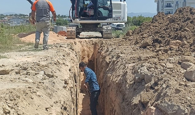 ASAT'tan Manavgat'ta kanalizasyon çalışması