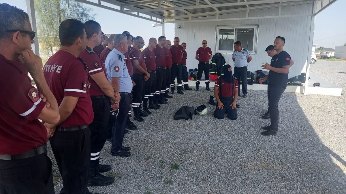 Konya Büyükşehir İtfaiyesi, KKTC Genel Kuvvetler Komutanlığı İtfaiye Personeline Eğitim Desteği Sağladı