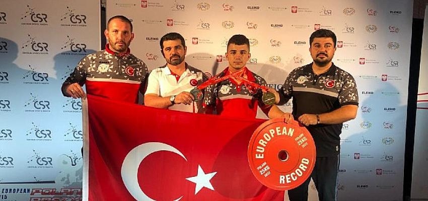 Yaşar Karaca Halterde Avrupa Şampiyonu Oldu