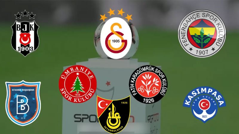Süper Lige İstanbul Takımları Damgası