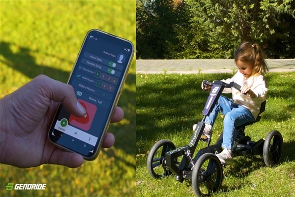 Dünyanın ilk elektrikli çocuk bisikleti projesi 