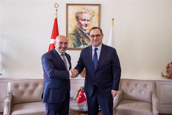 Başkan Soyer, Gürcistan’ın Ankara Büyükelçisi Janjgava’yı ağırladı