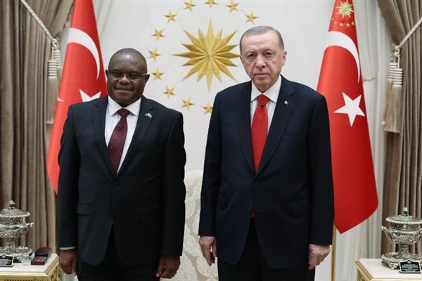 Cumhurbaşkanı Erdoğan, Zambiya Büyükelçisi Sikazwe’yi kabul etti