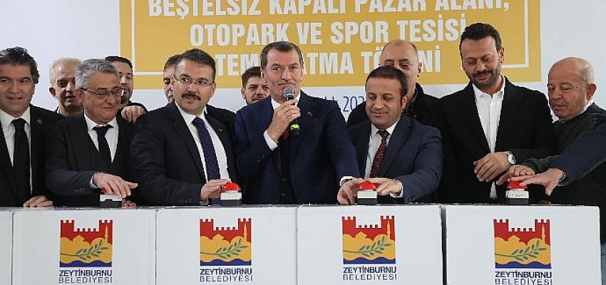 Zeytinburnu’na Yeni 20 Bin Metrekarelik Kapalı Pazar Alanı, Otopark ve Spor Tesisi