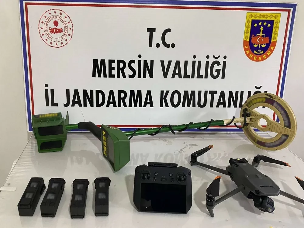 Drone’lu Define Arayan Şahıslar Jandarmaya Takıldı