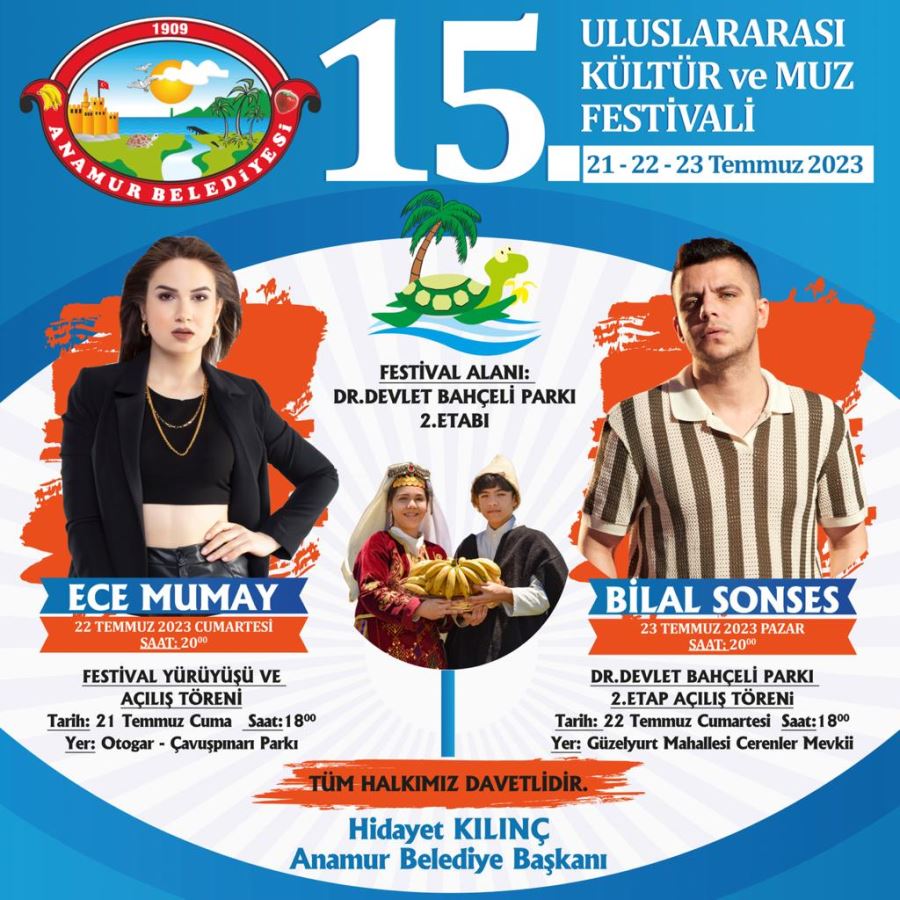 Anamur 15. Festivalinde Dev açılışa Hazırlanıyor