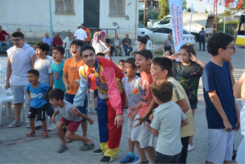 Mersin Kırsal kesimde yaşayan çocuklar neşelendi