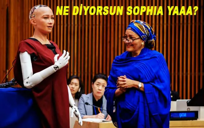  İnsan mısın Robot mu Sophia? 