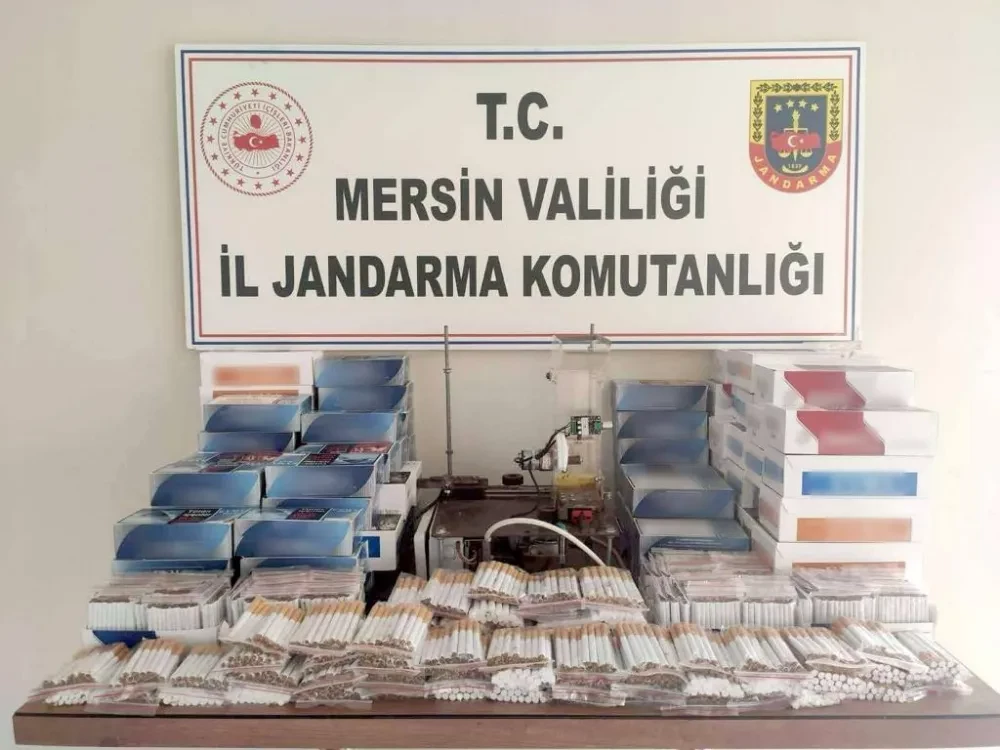 Jandarma 60 Bin Dolu Olmak Üzere 100 Bin Makaron Ele Geçirdi Bir Kişi Gözaltında