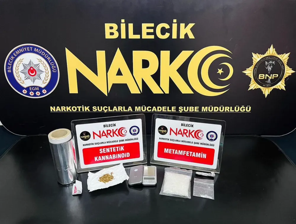Bilecik’te Jandarma ve Polisten uyuşturucu operasyonu 2 kişi gözaltına alındı