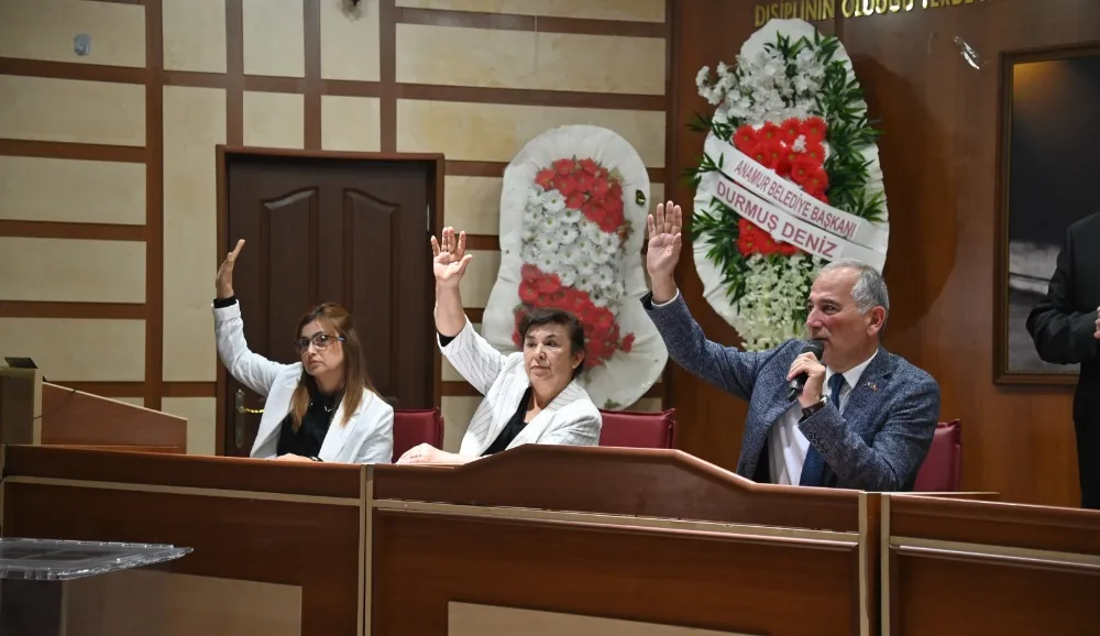 Anamur Belediye Meclisi Belediye Başkanı Durmuş Deniz’in Başkanlığında Toplandı