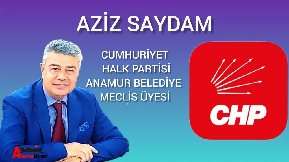 Anamur Belediye Meclis Üyesi Aziz Saydam Bayram Mesajı