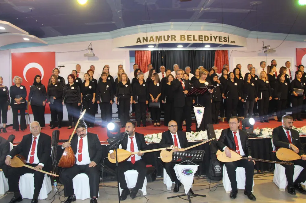 Anamur’da “Anadolu’dan Esintiler” Konseri Sanatseverlerle Buluştu