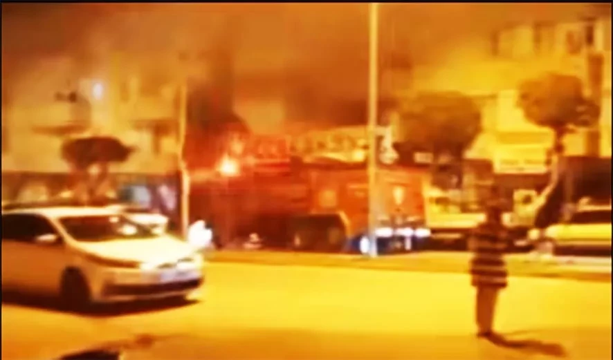 Anamur Güzelyurt Mahallesi 4 Katlı Binada Korku Dolu Anlar