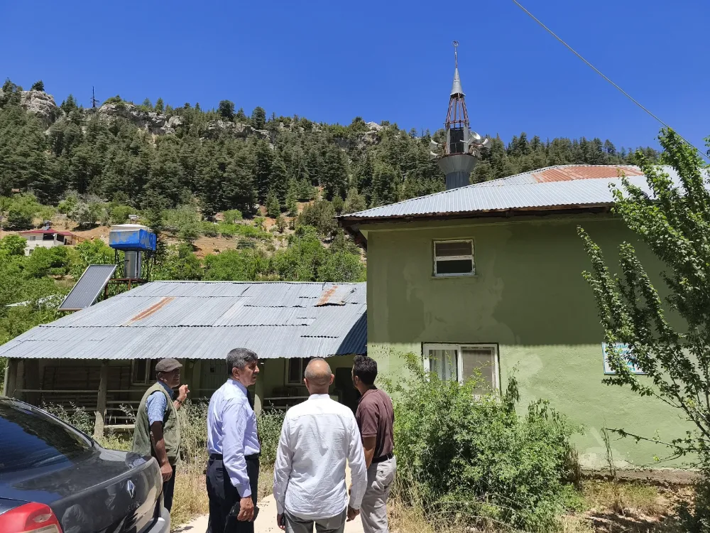 Müftü Fidan Yayla Camilerinde  Sorunları Yerinde Tespit Etti