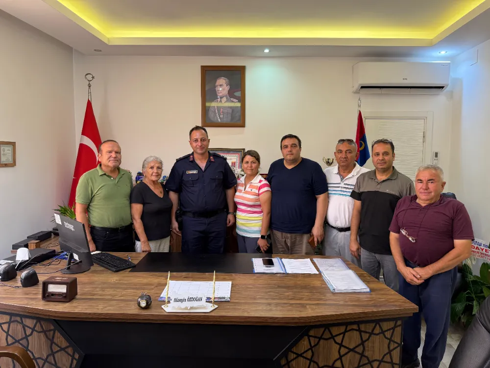 Gazeteciler Cemiyetinden Jandarma Komutanına Ziyaret