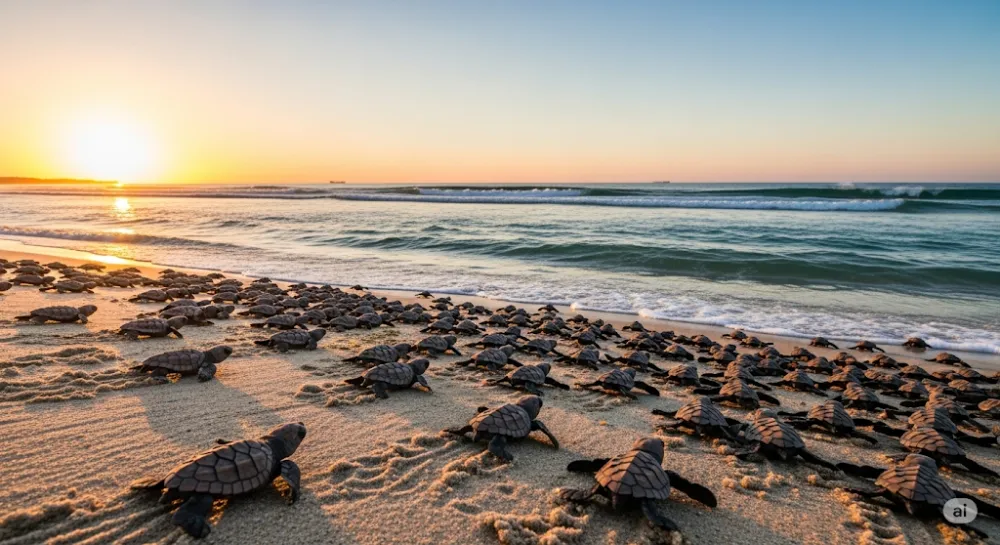 500 bin Yavru Caretta Caretta Anamurdan Denize Uğurlandı 