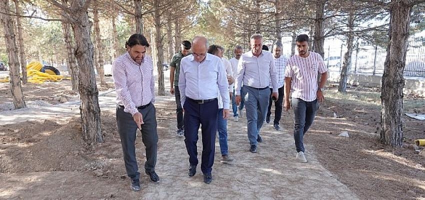 Çumra Okçu Millet Bahçesindeki Çalışmalarda Son Aşamaya Gelindi