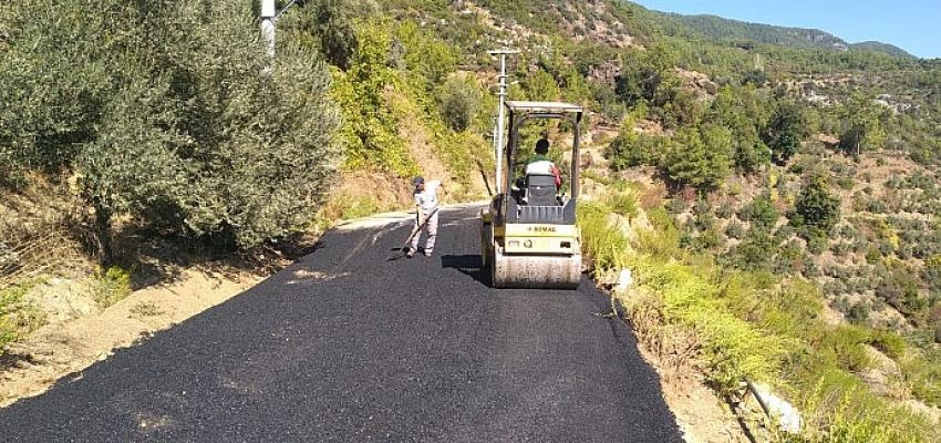 Alanya’nın kırsal yollarında kış hazırlıkları sürüyor