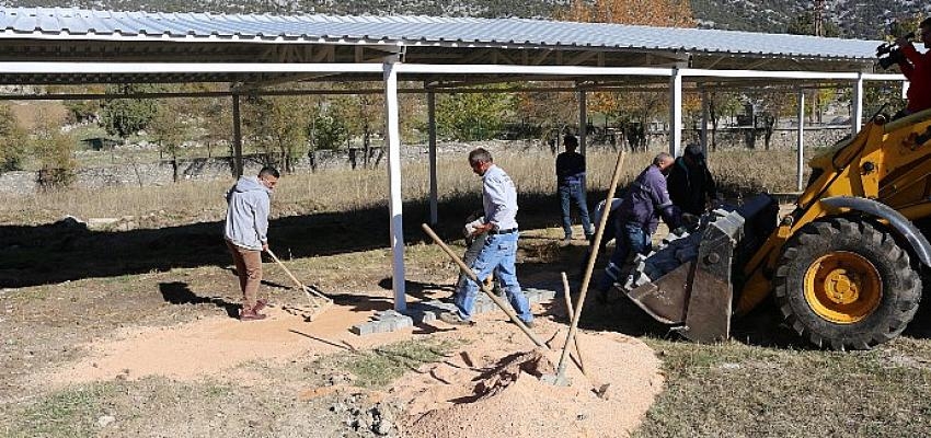 Antalya Büyükşehir İbradı’nın eksiklerini gideriyor