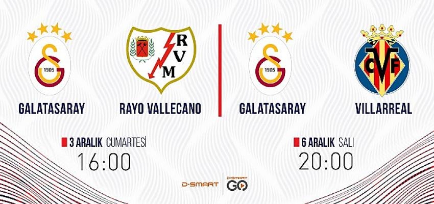 Galatasaray Rayo Vallacanove Galatasaray  Villarreal Maçları Canlı Yayınla D-Smart ve D-Smart Go