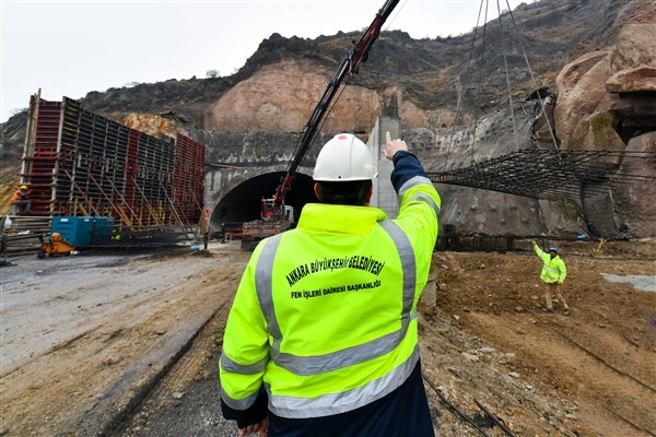 Kuzey Ankara Tüneli’ndeki çalışmaların ilk etabı tamamlanıyor