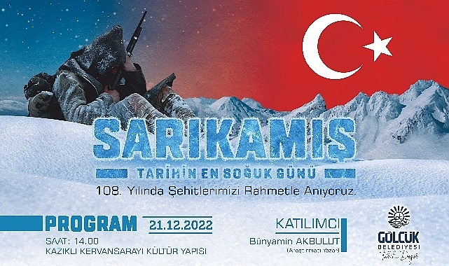 Sarıkamış Şehitlerinin Büyük Mücadelesi Gölcük'te Anlatılacak