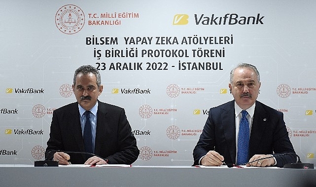 VakıfBank ve MEB'den BİLSEM protokolü: 'Yeni açılacak 15 yapay zekâ atölyesi ile VakıfBank 69 atölyeye ulaşacak'