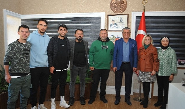 Yeşil Kemerspor'dan Başkan Topaloğlu'na ziyaret