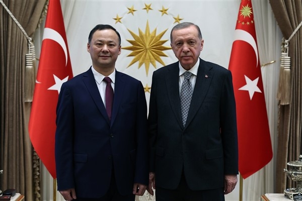 Cumhurbaşkanı Erdoğan, Kırgızistan Büyükelçisi Kazakbaev’i kabul etti