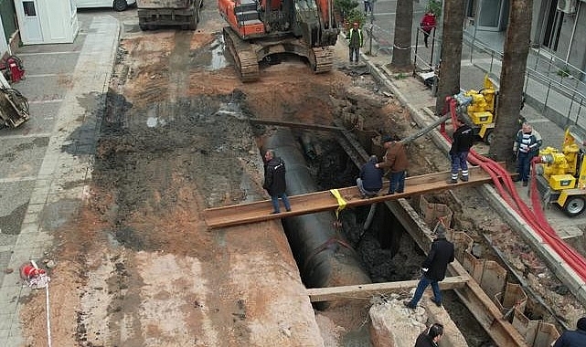 Şehit Fethibey Caddesi'ndeki altyapı sorunu da çözülüyor