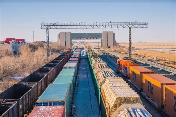 Xinjiang sınır kapısından Avrupa’ya giden tren sayısı 7 bini geçti