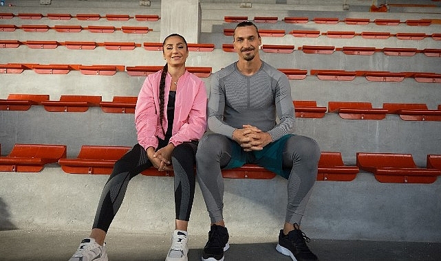 Futbolun kadın efsanesi Nadia Nadim ile Zlatan Ibrahimović HveM Move için birlikte oynuyor
