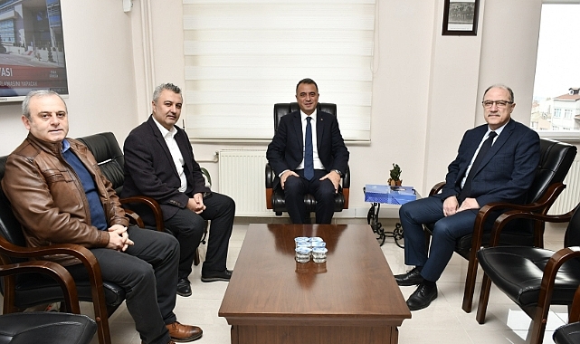 Malkara Belediye Başkanı Ulaş Yurdakul'dan Malkara İlçe Kaymakamı Kerem Süleyman Yüksel'e Ziyaret