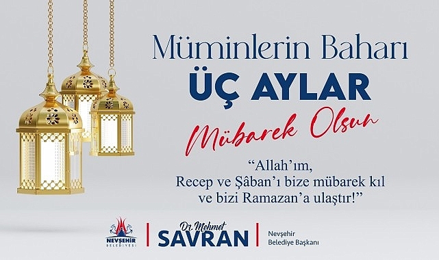 Başkan Savran'dan Üç Aylar Mesajı