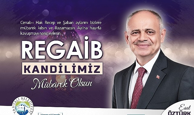 Başkan Öztürk'Ten Regaib Kandili Kutlama Mesajı