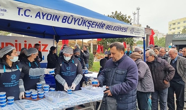 Aydın Büyükşehir Belediyesi'nden Regaip Kandili'nde Hayır