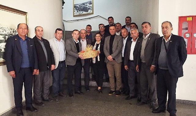 Yenipazar Muhtarlarından Başkan Çerçioğlu'na Ziyaret