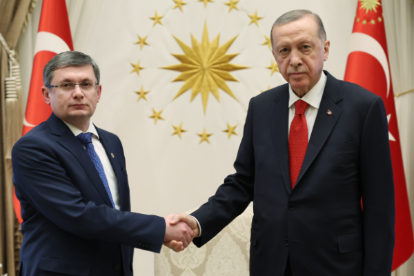 Cumhurbaşkanı Erdoğan, Moldova Meclis Başkanı Grosu
